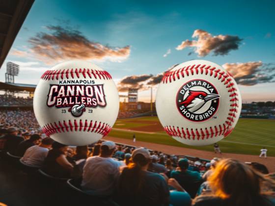 Delmarva Shorebirds vs. Kannapolis Cannon Ballers